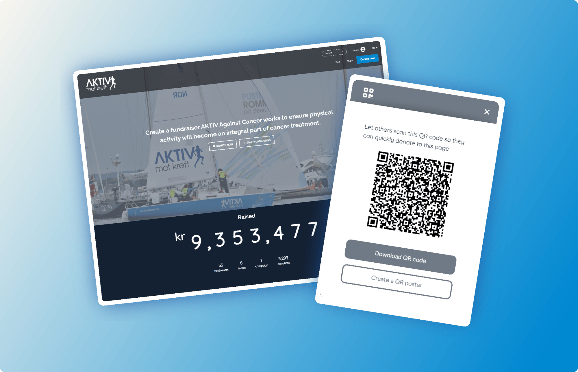 Aktiv mot Kreft - peer to peer fundraising