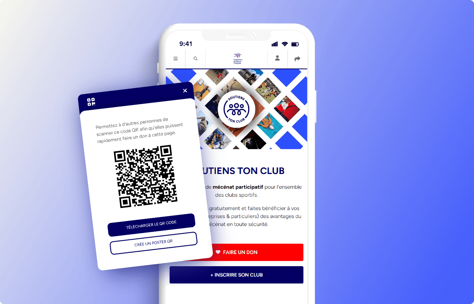 Fondation du Sport Français - QR Code