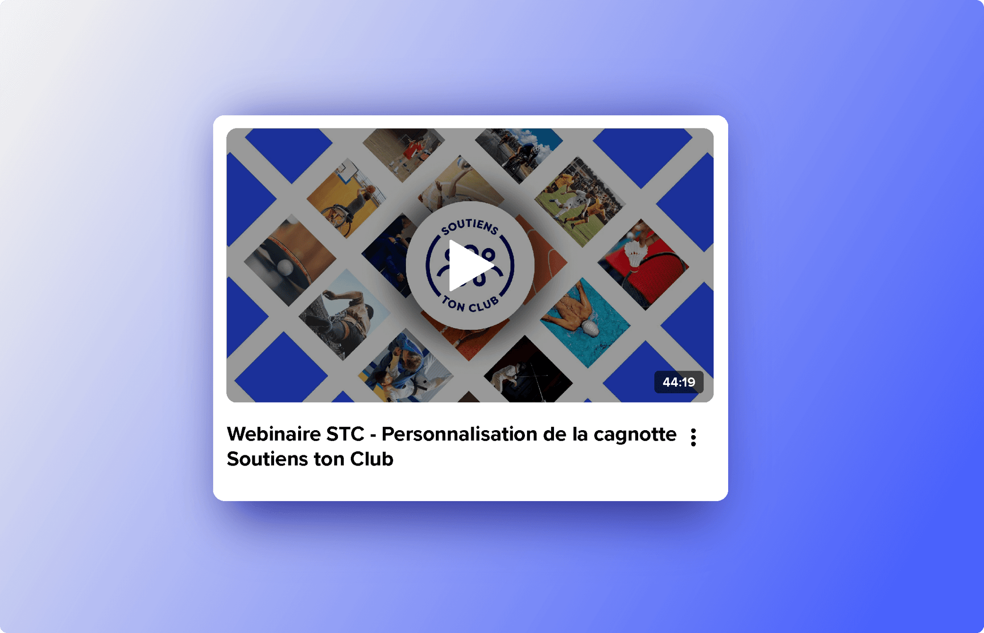 Fondation du Sport Français - Webinaires Fondation du Sport Français - Webinaires
