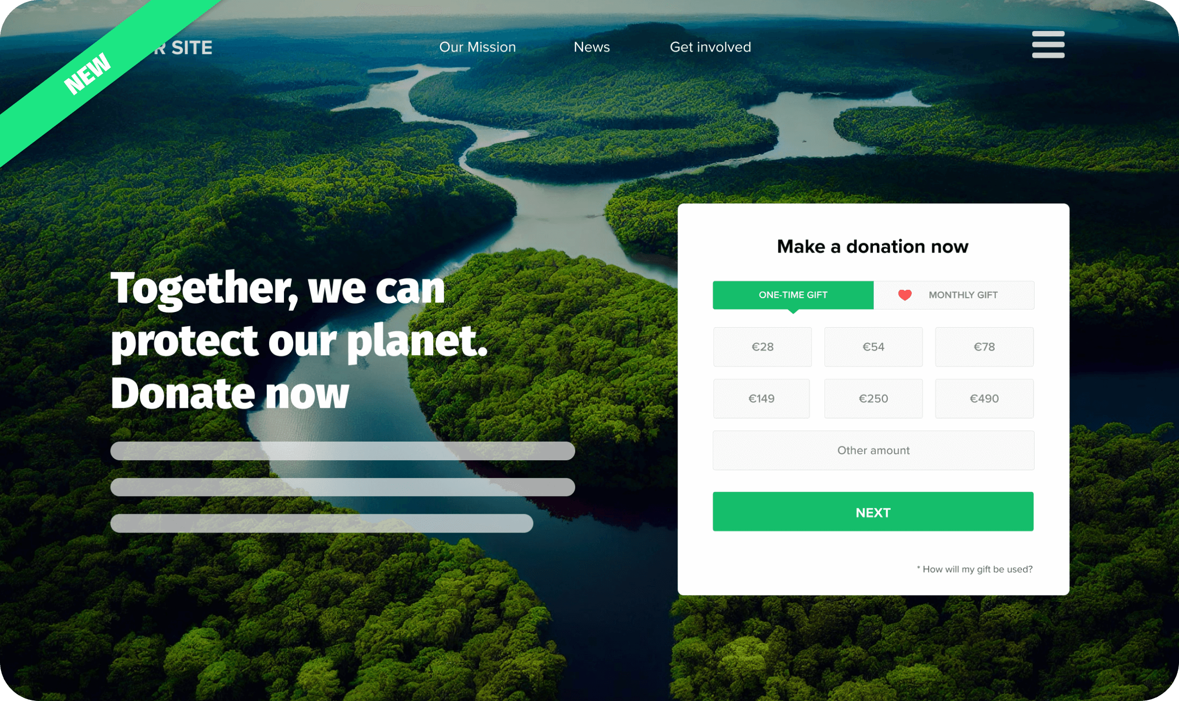 native donation forms iRaiser