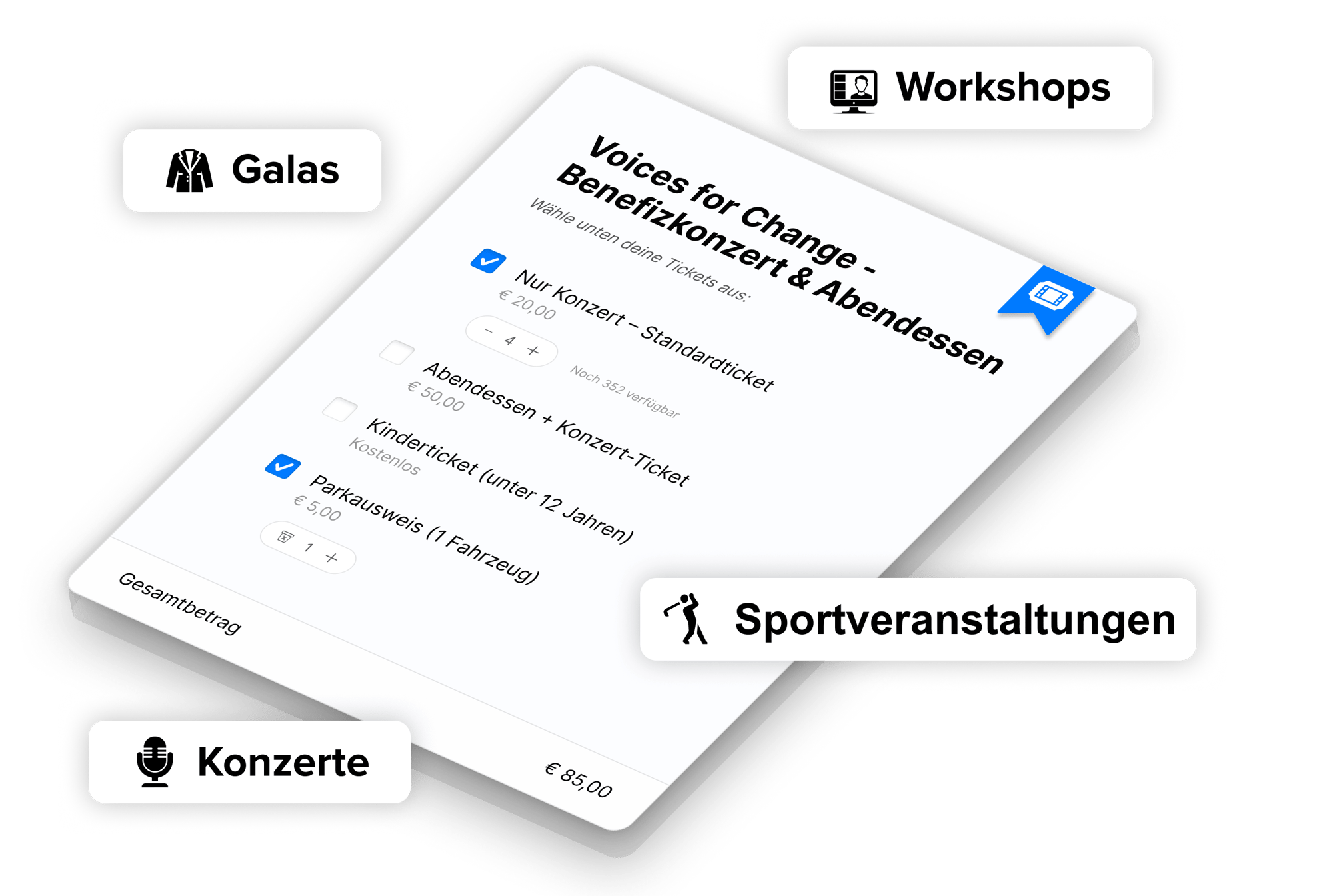 iRaiser Ticketing Fundraising Benefizveranstaltung iRaiser Ticketing Fundraising Benefizveranstaltung