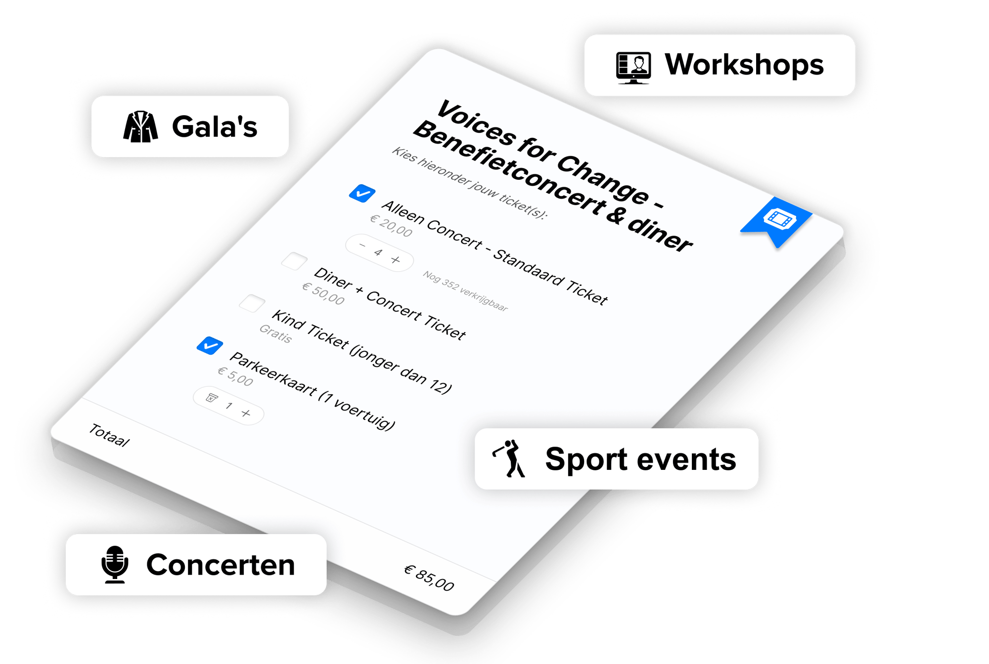 iRaiser ticketing voor fondsenwervende evenementen iRaiser ticketing voor fondsenwervende evenementen