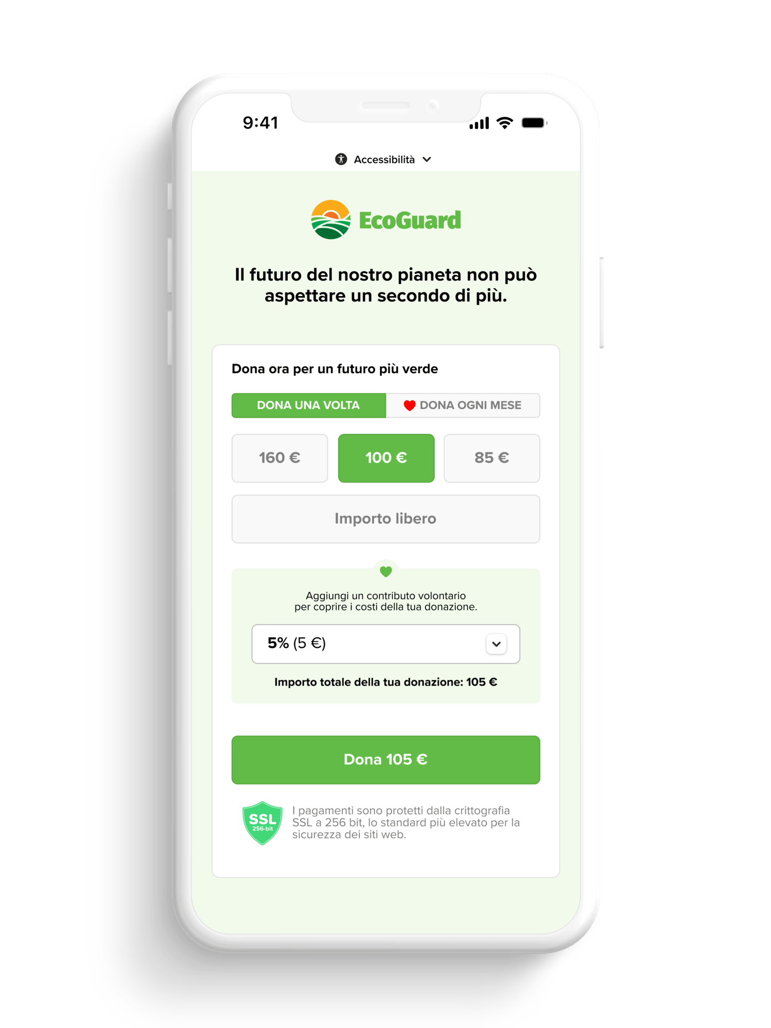 form per la raccolta fondi online